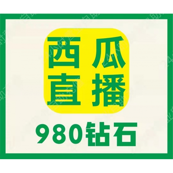 西瓜直播980个钻石充值